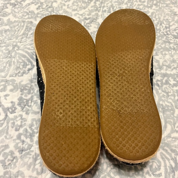 NWOT TOMS alpagarta chambray polka dot size 8 women’s rope style sole - Picture 6 of 10
